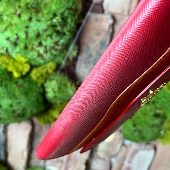 PRADA Wave Saffiano Leather Continental Wallet - Picture 11 of 15